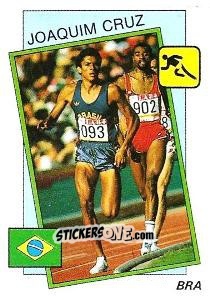 Figurina Joaquim Cruz - Supersport 1987 n. 10 - Panini