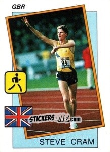 Figurina Steve Cram - Supersport 1987 n. 12 - Panini