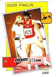Figurina Igor Paklin - Supersport 1987 n. 13 - Panini