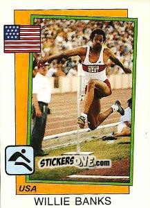 Figurina Willie Banks - Supersport 1987 n. 14 - Panini