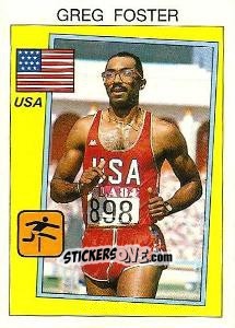 Figurina Greg Foster - Supersport 1987 n. 16 - Panini