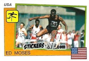 Figurina Ed Moses - Supersport 1987 n. 17 - Panini