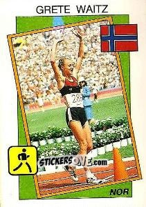 Figurina Grete Waitz - Supersport 1987 n. 19 - Panini