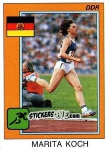 Figurina Marita Koch - Supersport 1987 n. 23 - Panini