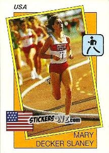 Figurina Mary Decker Slaney - Supersport 1987 n. 25 - Panini