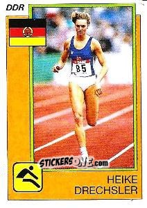Cromo Heike Drechsler - Supersport 1987 n. 26 - Panini