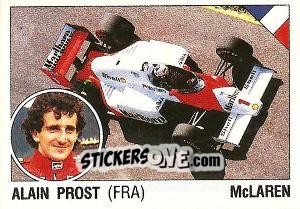 Figurina Alain Prost - Supersport 1987 n. 30 - Panini