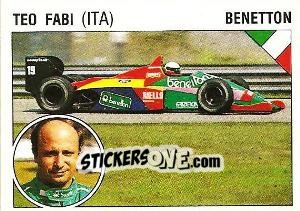 Figurina Teo Fabi - Supersport 1987 n. 40 - Panini