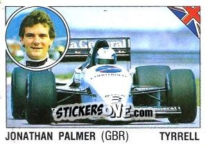Figurina Jonathan Palmer - Supersport 1987 n. 41 - Panini