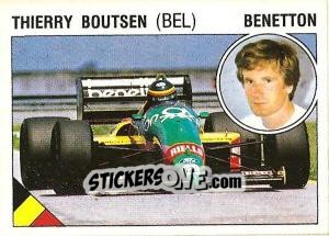 Figurina Thierry Boutsen - Supersport 1987 n. 46 - Panini