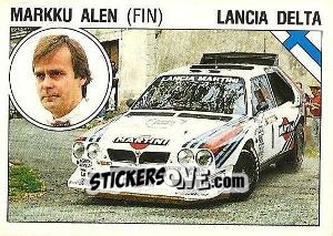 Cromo Markku Alen - Supersport 1987 n. 48 - Panini