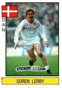 Figurina Soren Lerby - Supersport 1987 n. 53 - Panini
