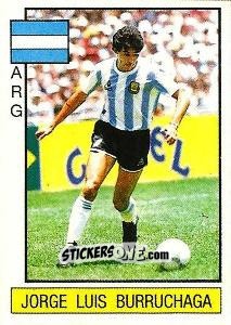 Figurina Jorge Luis Burruchaga - Supersport 1987 n. 58 - Panini