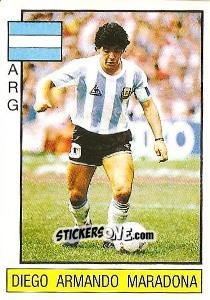 Cromo Diego Armando Maradona - Supersport 1987 n. 71 - Panini