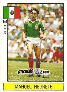 Cromo Manuel Negrete - Supersport 1987 n. 74 - Panini