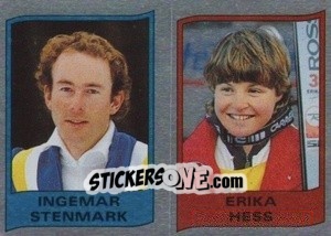 Figurina Ingemar Stenmark/erika Heiss - Supersport 1987 n. 110 - Panini