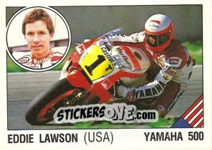 Figurina Eddie Lawson - Supersport 1987 n. 117 - Panini
