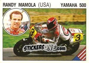 Figurina Randy Mamola - Supersport 1987 n. 120 - Panini