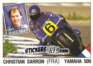 Figurina Christian Sarron - Supersport 1987 n. 122 - Panini