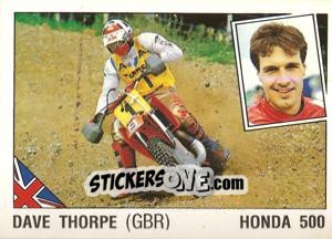 Figurina Dave Thorpe - Supersport 1987 n. 126 - Panini