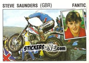 Figurina Steve Saunders - Supersport 1987 n. 127 - Panini