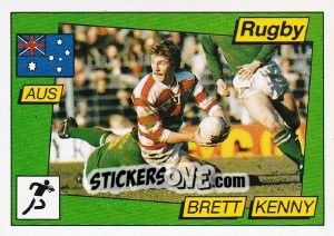 Figurina Brett Kenny - Supersport 1987 n. 129 - Panini
