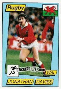 Figurina Jonathan Davies - Supersport 1987 n. 136 - Panini