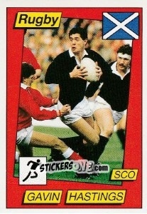 Figurina Gavin Hastings - Supersport 1987 n. 137 - Panini