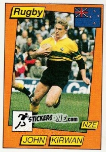 Figurina John Kirwan - Supersport 1987 n. 140 - Panini