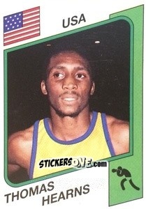 Figurina Thomas Hearns - Supersport 1987 n. 148 - Panini
