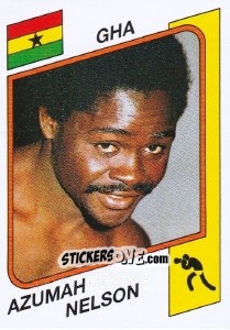 Figurina Azumah Nelson - Supersport 1987 n. 150 - Panini