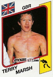 Figurina Terry Marsh - Supersport 1987 n. 154 - Panini