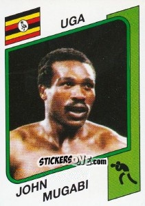 Figurina John Mugabi - Supersport 1987 n. 155 - Panini