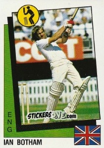 Cromo Ian Botham - Supersport 1987 n. 160 - Panini