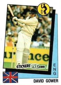 Figurina David Gower - Supersport 1987 n. 161 - Panini