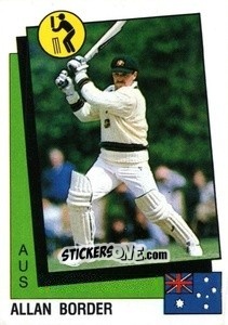 Figurina Allan Border - Supersport 1987 n. 168 - Panini