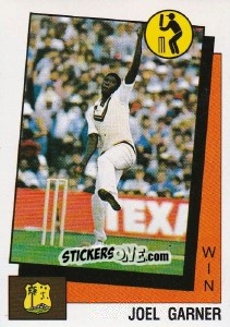 Figurina Joel Garner - Supersport 1987 n. 171 - Panini