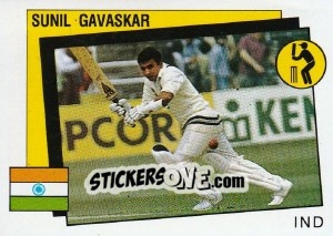 Figurina Sunil Gavaskar - Supersport 1987 n. 175 - Panini