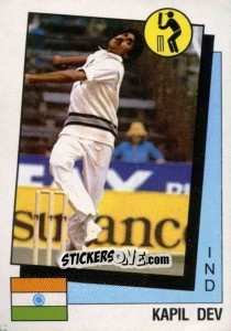 Figurina Kapil Dev - Supersport 1987 n. 176 - Panini