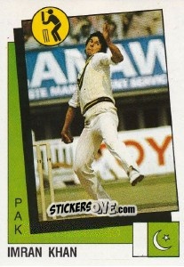 Figurina Imran Khan - Supersport 1987 n. 177 - Panini