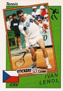 Figurina Ivan Lendl - Supersport 1987 n. 179 - Panini