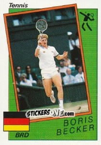 Figurina Boris Becker - Supersport 1987 n. 182 - Panini