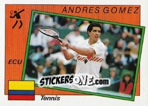 Figurina Andres Gomez - Supersport 1987 n. 188 - Panini