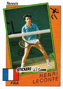 Figurina Henri Leconte - Supersport 1987 n. 190 - Panini