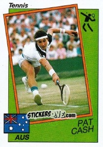 Figurina Pat Cash - Supersport 1987 n. 191 - Panini