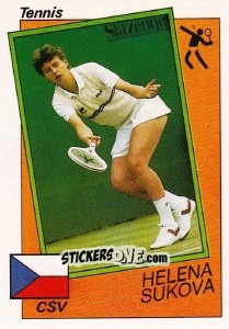 Figurina Helena Sukova - Supersport 1987 n. 194 - Panini