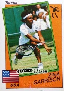 Figurina Zina Garrison - Supersport 1987 n. 199 - Panini