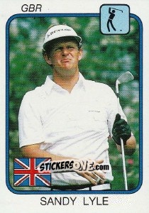 Figurina Sandy Lyle - Supersport 1987 n. 205 - Panini