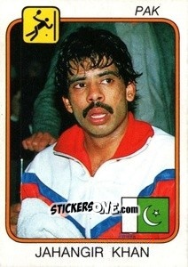 Figurina Jahangir Khan - Supersport 1987 n. 209 - Panini