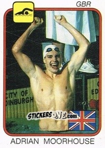 Figurina Adrian Moorhouse - Supersport 1987 n. 211 - Panini